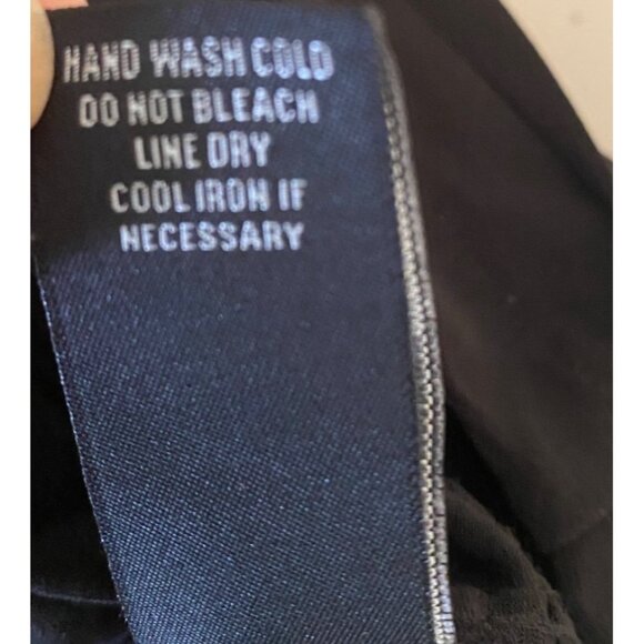 Dress Barn Sleeveless Black Dress Beaded Shoulder Detail Size 12 - Picture 6 of 11